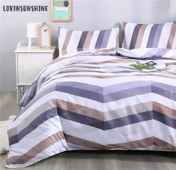 

50 Duvet Cover Euro Stripe Bedding Set High Quality Comforter Bed Set Geometric Pattern