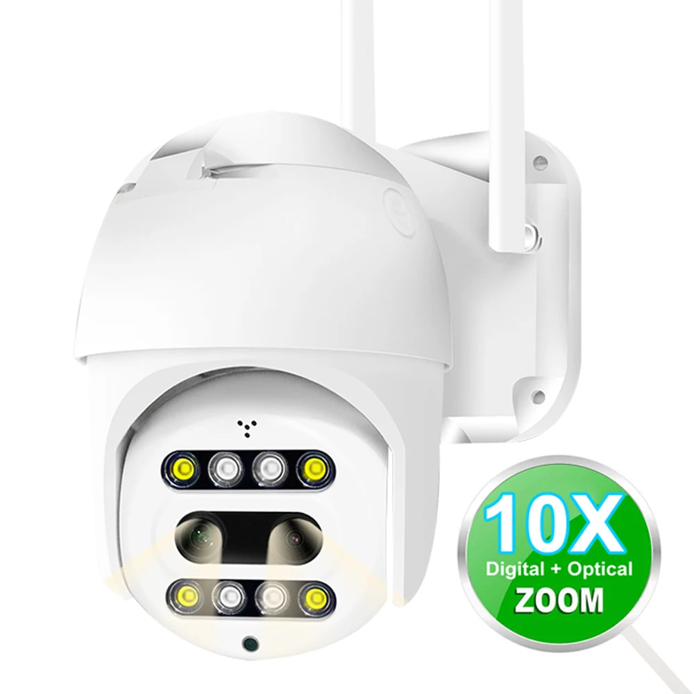 IP-камера FHD 1080P уличная с Wi-Fi 10X зум 360 PTZ | Безопасность и защита