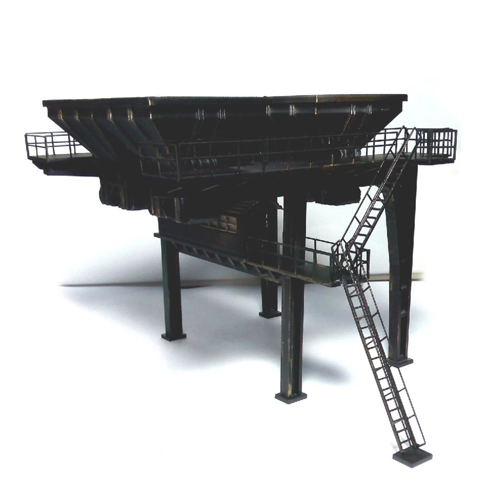 1:87 HO Scale Large Stoker Funnel Sand Table Train Architectural Scene DIY Miniatures Landscape Christmas gift for children - Image 6