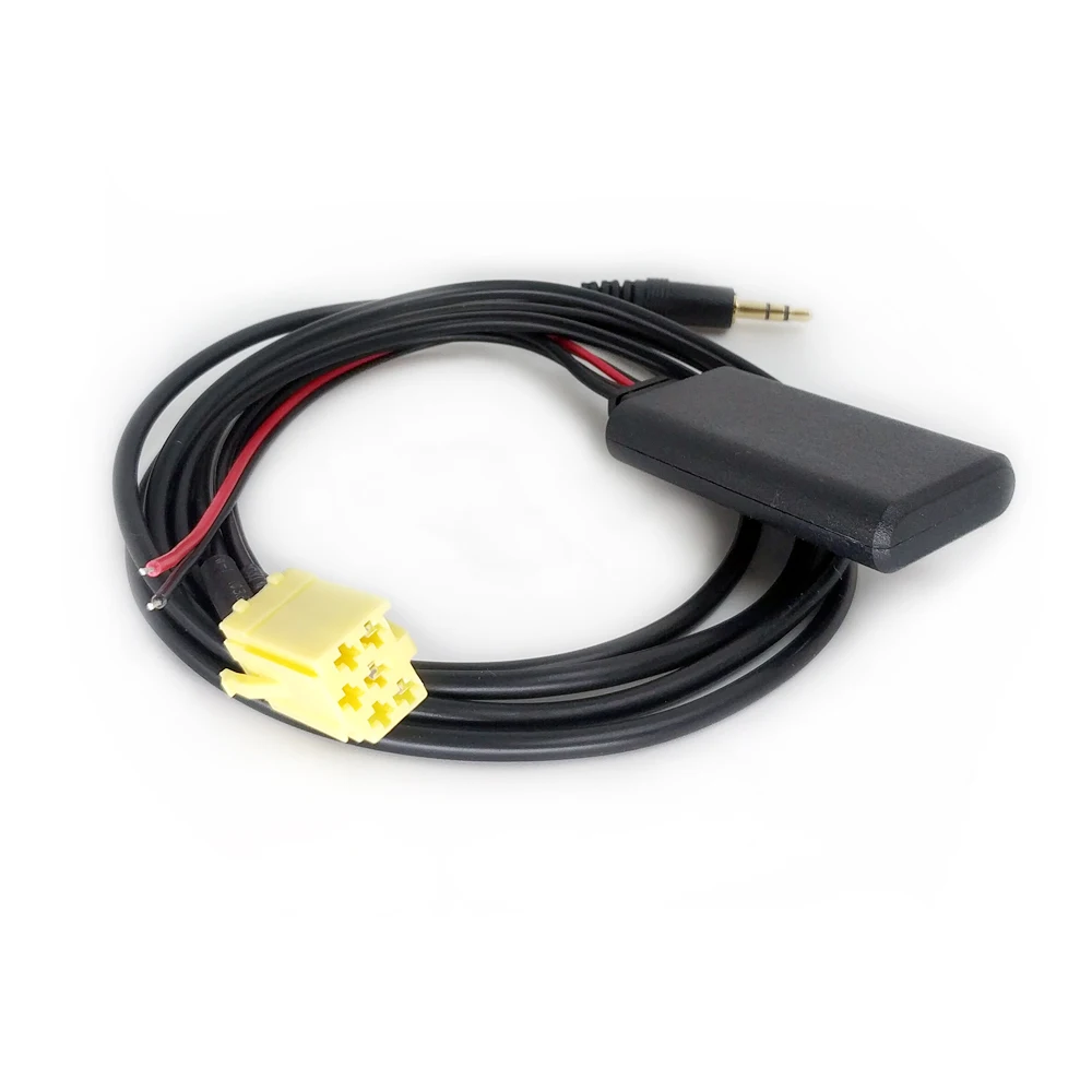 Biurlink 150 см автомобильный завод стерео 3 5 мм разъем Aux in Bluetooth кабель адаптер мини ISO