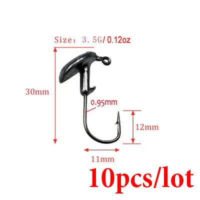 10g-5pcs OBSESSION Jig рыболовные тумблеры Свинцовые джиг-головки рыболовный крючок круглые Джиги Свинцовые Приманки пули Джиги Мягкая приманка в виде червя джигхад крюк - Цвет: 10g-5pcs