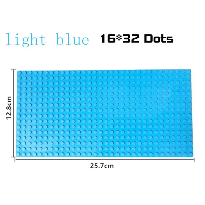 Large Building Blocks Baseplate for Creative Play - DIY Plastic Plate for Kids' Toy Construction