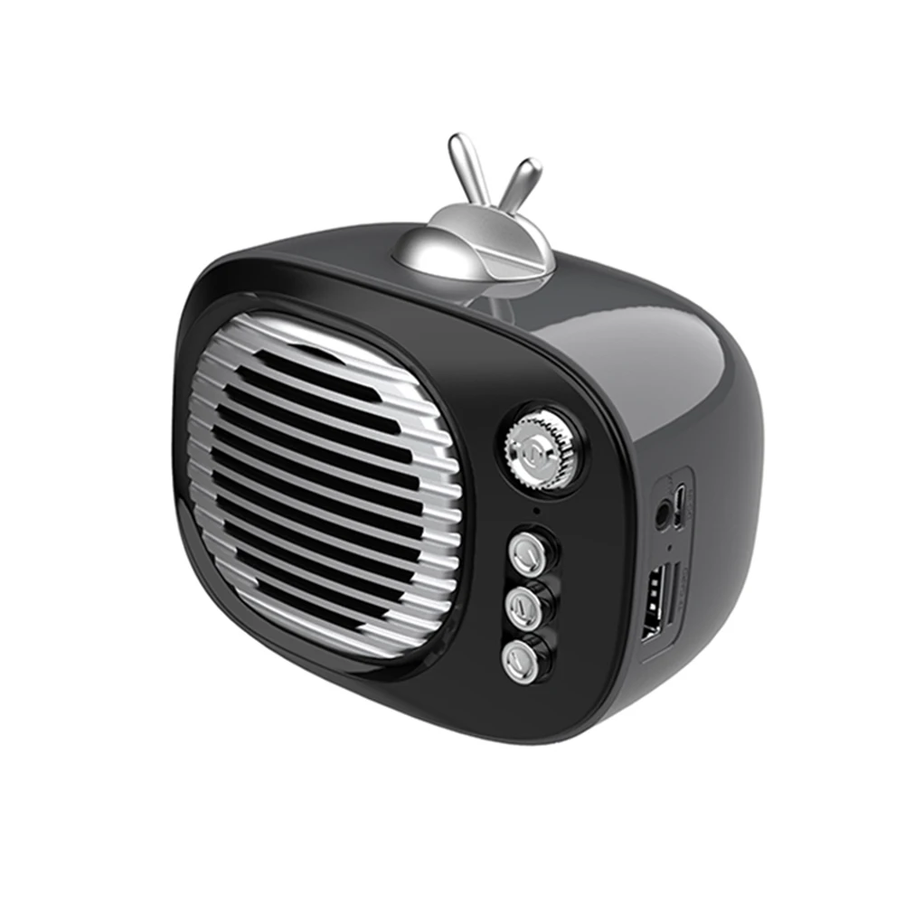 Винтажный Ретро Bluetooth динамик fm-радио старомодный классический стиль поддержка AUX TF карты GK99