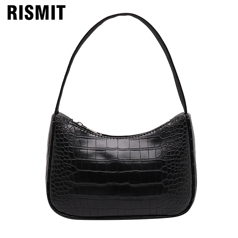 

Retro Alligator Pattern Women Messenger Handbags Casual Solid Shoulder Bags for women 2019 Split Retro Crocodile Bolsas