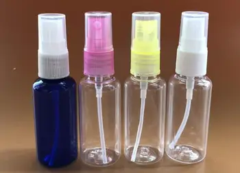 

100pcs/lot 10ml 20ml 30ml 50ml Random Color Travel Transparent Plastic Perfume Atomizer Small Mini Empty Spray Refillable Bottle