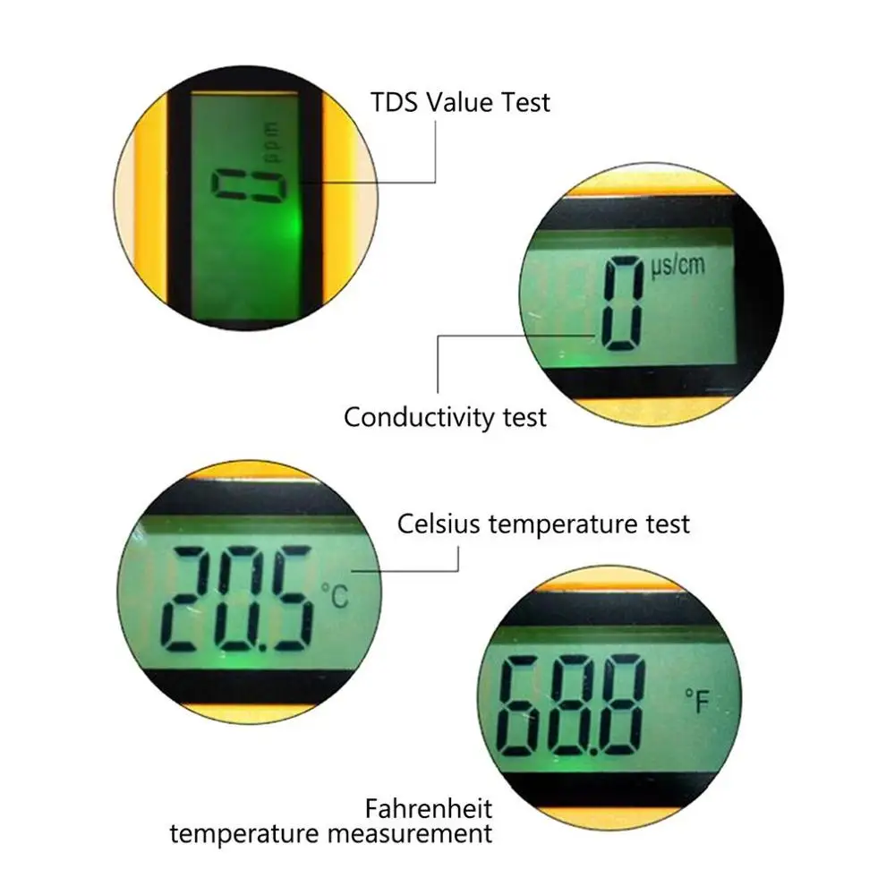 Тестер качества воды рн метр тестирование ручка с tds метр ЖК-дисплей цифровой дисплей Чистота воды фильтр измерительные инструменты