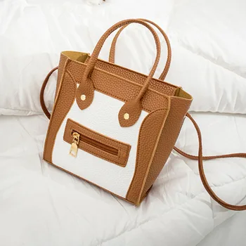 

Women Casual Crossbody Bags Female Vintage PU Leather Handbags Litchi Pattern Solid Women Shoulder Handbags New Fashion 2020