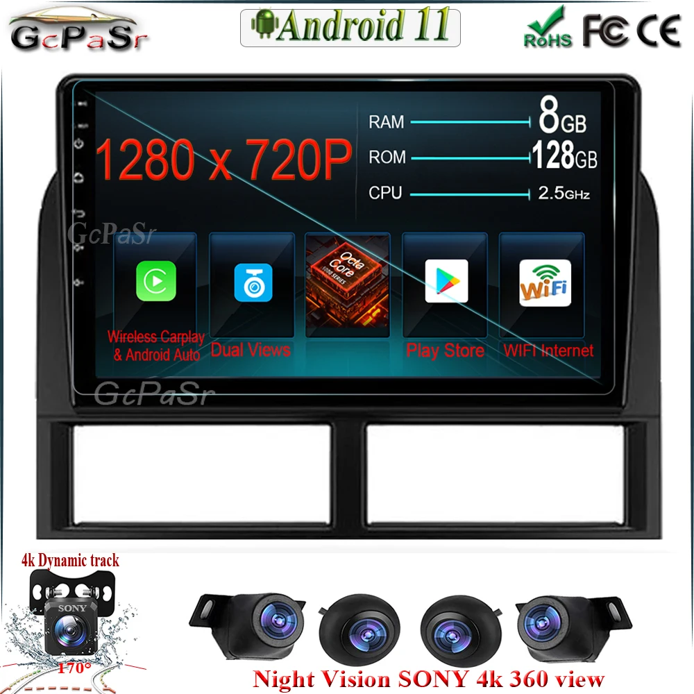 Android 11 для Jeep Grand Cherokee II WJ 1998 - 2004 автомобильное радио мультимедийный стерео
