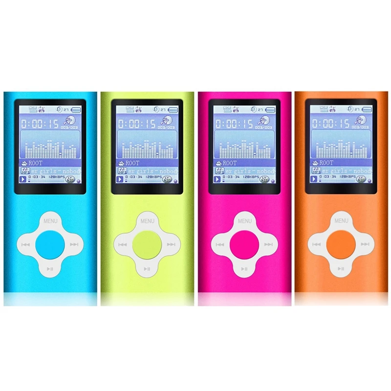 Стильный Mp3/Mp4 плеер с 16 Гб Micro-Sd карты, поддержка просмотра фото, мини Usb порт 1,8 ЖК-дисплей, Цифровой музыкальный плеер, медиаплеер, МП