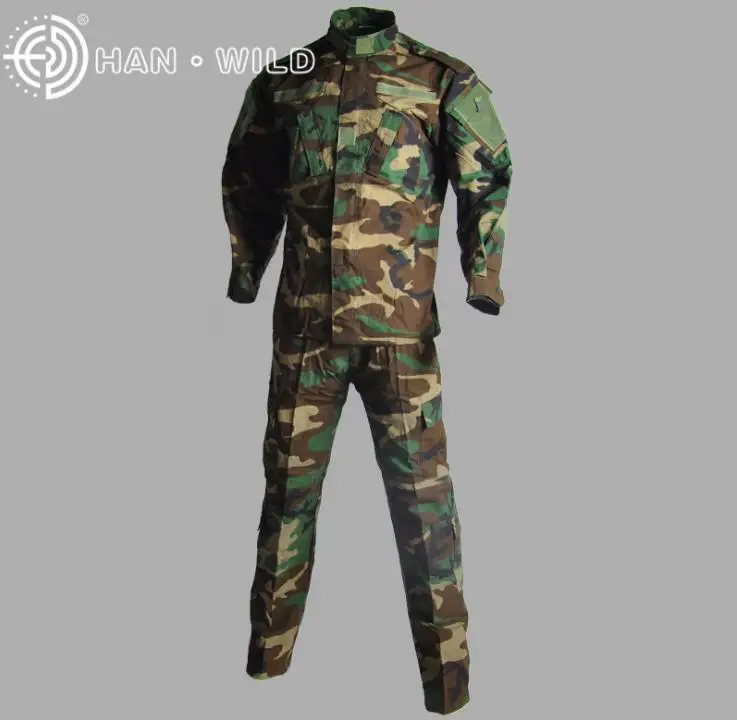 08 Green Camo Тактический охотничий костюм Ghillie Мужская камуфляжная охотничья одежда рубашка+ брюки Мультикам военный USMC Военная боевая униформа - Цвет: 08 Green Camo