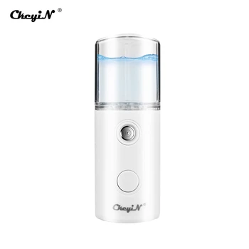 

CkeyiN Portable Mini Mist Sprayer with 20ML Nano Facial Mister USB Chargeable Face Moisturizing Humidifier Beauty Tool Skin Care