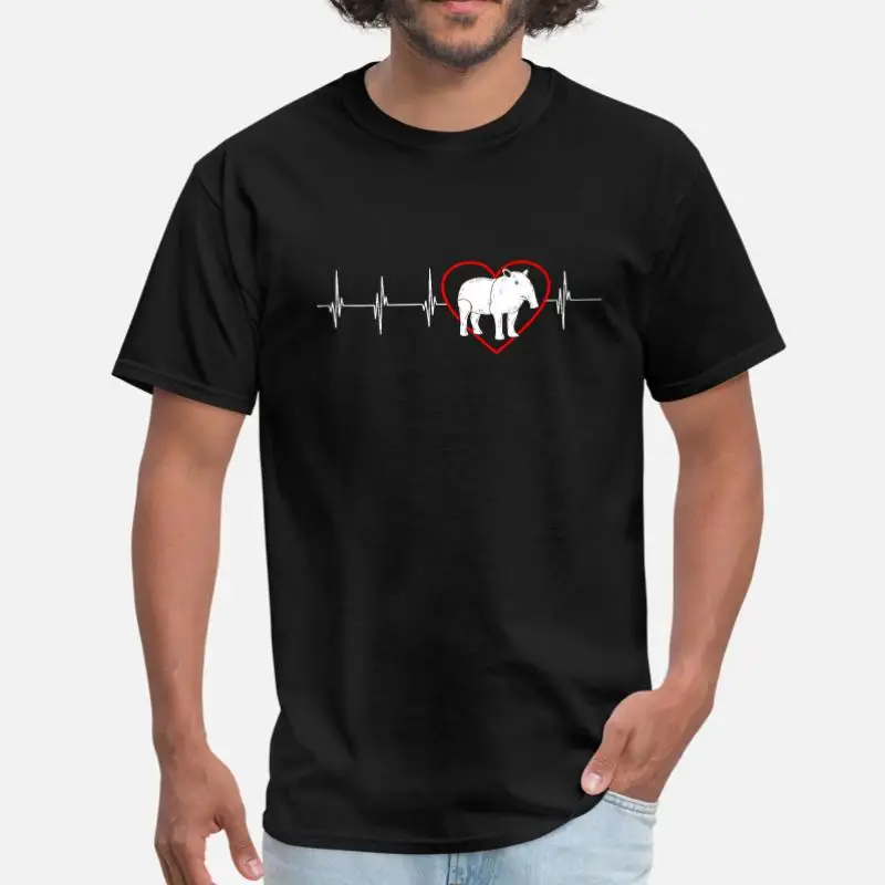Новое поступление, футболка Tapir, хлопок, черная забавная Повседневная футболка для мужчин, большой размер 3xl 4xl 5xl, одежда, поп-топ, футболка