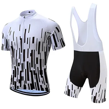 

New MTB Jersey Outfit Set Racing Suit Bicycle Top Bottoms Cycling Suit Short Sleeve Set Summer Breathable Mountain Bike Clothes