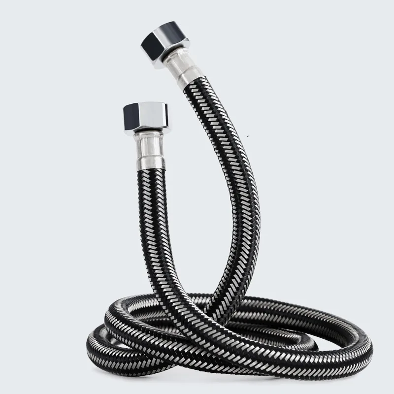 

304 Stainless Steel Corrugated Braided Hose Metal Explosion-proof Water Heater Toilet Faucet Water Inlet Pipe