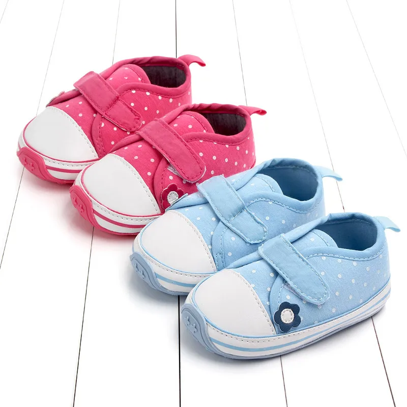 

New Style BABY'S Shoes yuandian dai Small Flower Velcro Rubber Sole Shoes Baby 0-1 Outdoor Shoes 0501