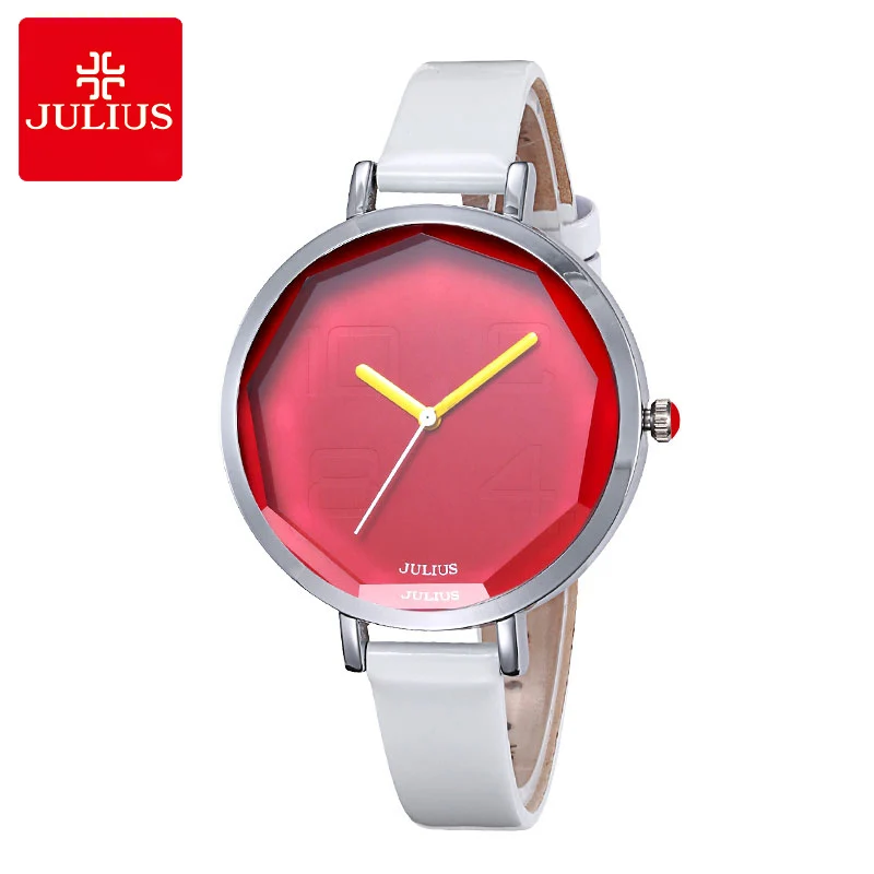 

Julius Lady women Wrist Watch Quartz Hours Best Fashion Dress cute Retro Bracelet Mixed Colors Leather Girl Birthday Gift JA-534