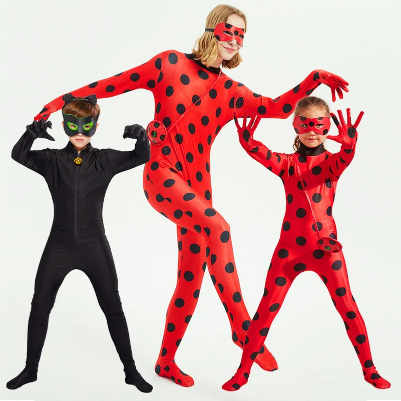 Funny ladybug Anim Costume Disfraz ladybug Costumes for Children halloween Girls Party Cosplay Costume Christmas Fancy Suit Gift Funny ladybug Anim Costume Disfraz ladybug Costumes for Children halloween Girls Party Cosplay Costume Christmas Fancy Suit Gift
