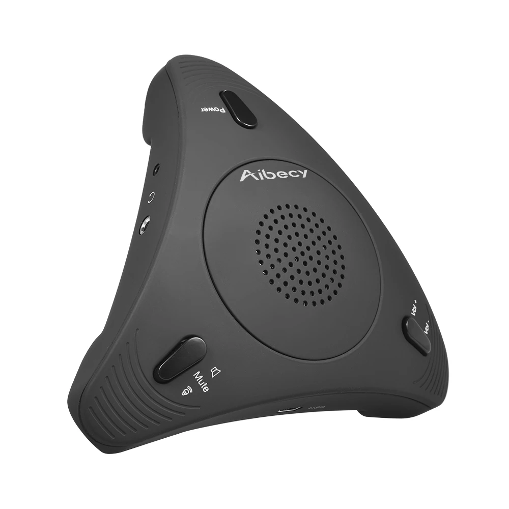 Aibecy USB Настольный компьютер конференц круглый конденсаторный микрофон динамик телефон 360D аудио звукосниматель для удовлетворения