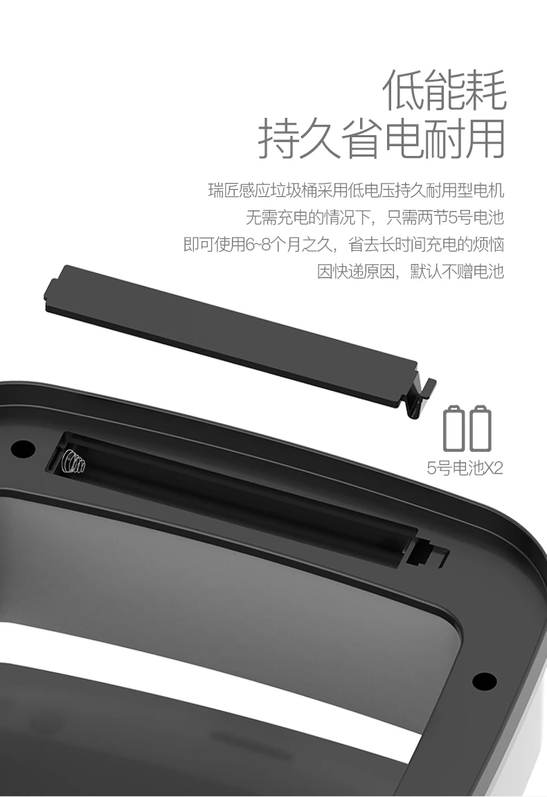 Домашний умный мусорный бак, автоматический индукционный с крышкой, для гостиной, кухни, спальни, ванной комнаты, креативный Электрический