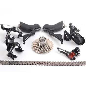 

Shimano 105 R7000 2x11 22 Speed Road Bicycle Kit Groupset Shifter Lever Front Rear Derailleur Cassette Chain Brake