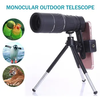 

16X52 Zoom Long View Distance Lamp Illuminating Lasered Monocular Telescope Red Dot Pointer With Photoing Clip