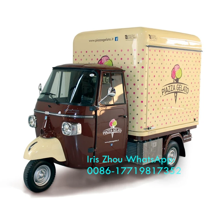 

Commercial custom-sized multi-functional piaggio ape food photo bus new zealand standard truck with cooking equipment optional