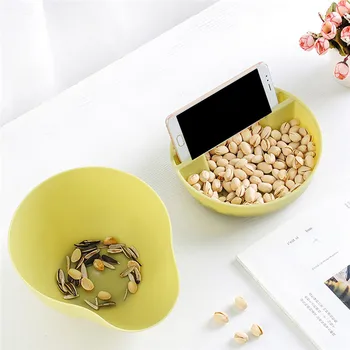 

High Quality Creative Shape Bowl Perfect For Seeds Nuts And Dry Fruits Plastic Storage Box Newest Housekeeping Organizer