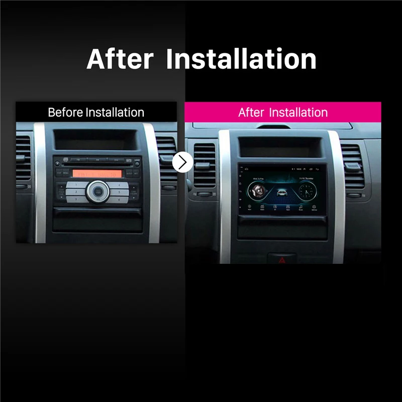 Universal 2G+32G Android 9.1 7" 2Din Car Radio GPS Multimedia Player for Nissan TOYOTA Kia RAV4 Honda VW Hyundai 45