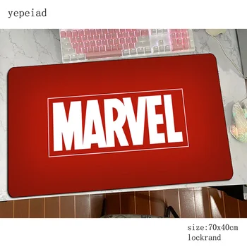 

Marvel Comics logo mousepad gamer Beautiful gaming mouse pad Domineering notebook pc accessories laptop padmouse ergonomic mat