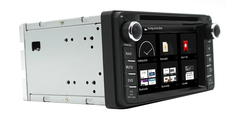 Flash Deal Marubox KD-6220 Universal 6.2" Car Multimedia Player for Toyota, Daihatsu 200x100mm GPS Navigation Stereo Radio, DVD 5