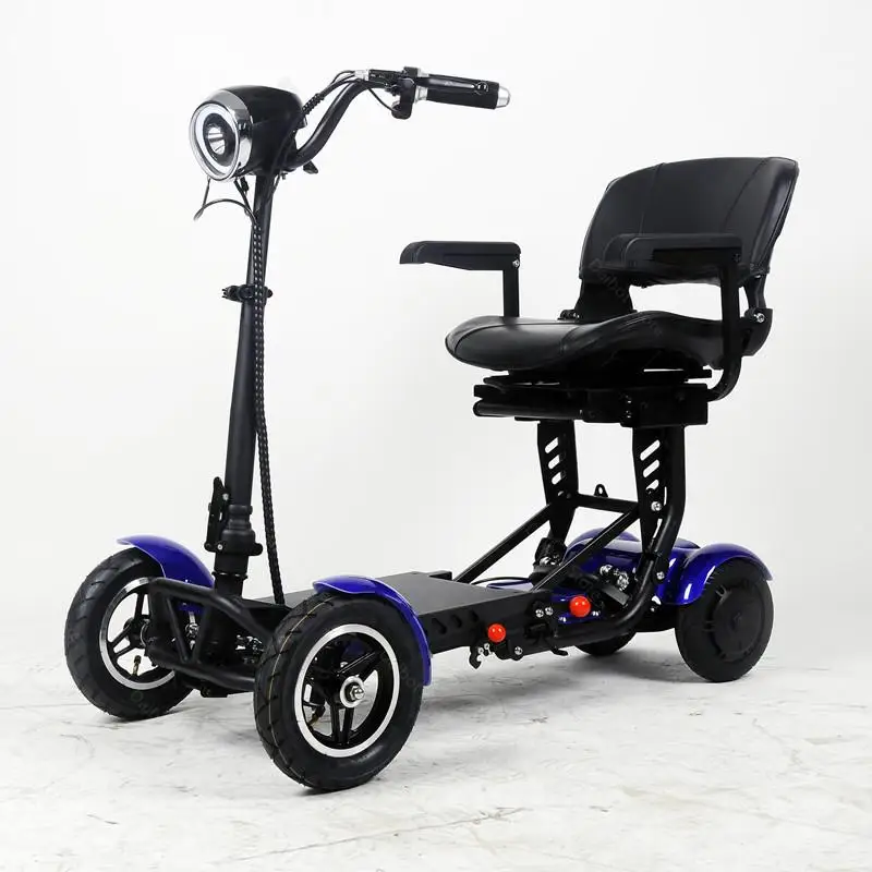 

10'' Electric Elderly Scooter Bike With Armrest Seat Electric Bicycles Dual Motor 500W 36V 15.6AH Battery Portable E Scooter