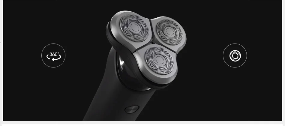 Xiaomi Mijia электробритва бритва 3 плавающая головка сухой влажный бритвенный станок для мужчин Ipx7 моющийся основной-sub двойное лезвие