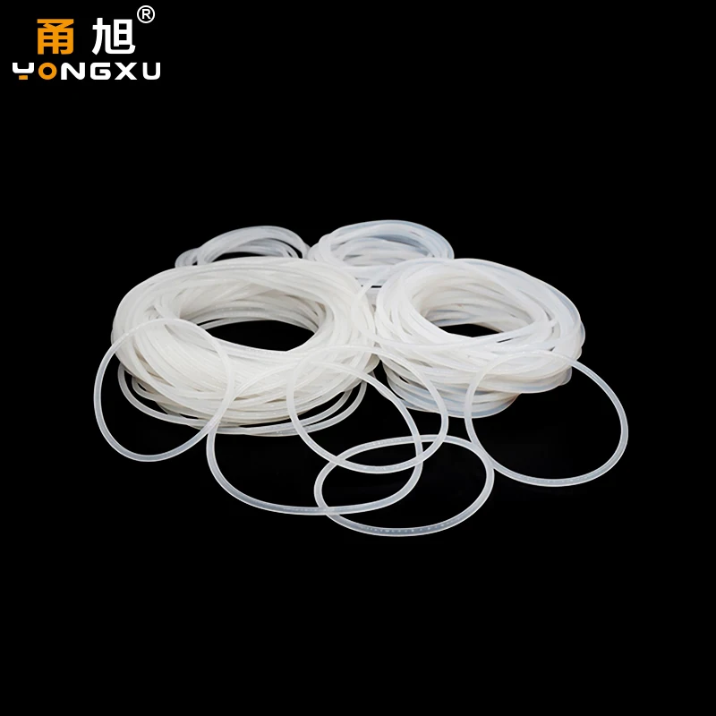 Silicone O Rings Thickness CS1.9/2.2/2.4mm White VMQ O-ring cross section silicon rubber sealing gasket rubber washer in specifications rubber o rings,sealing gasket,rubber washers,silicone o rings