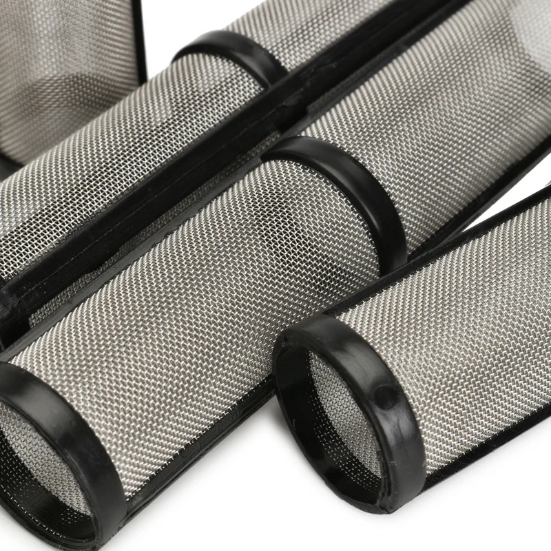 OSSIEAO 4PCS Black 60 Mesh Airless Spray Pump Filter For _Graco 390/395/495/595 Sprayer