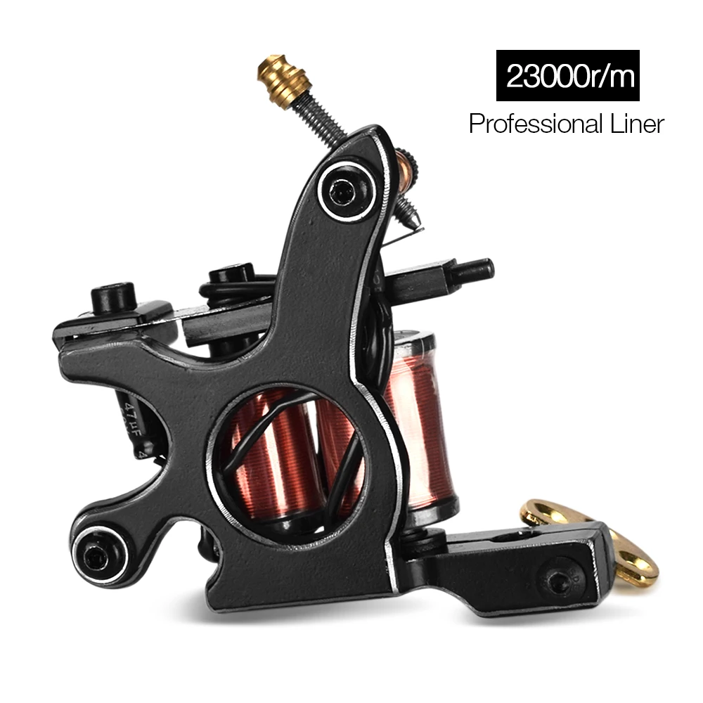 

12 Wrap Coil Tattoo Machine shader Gun Permanent Makeup Coil Tattoo Gun Shader Tattoo Machine