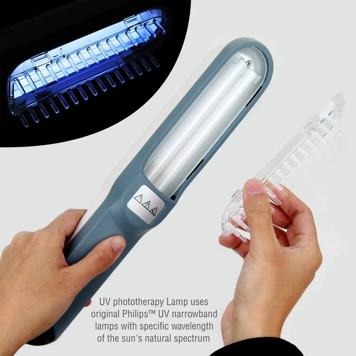 Kernel Medical UVB Phototherapy Psoriasis Lamp Fototerapi Vitiligo KN-4003B Treatment 311nm UVB Wand