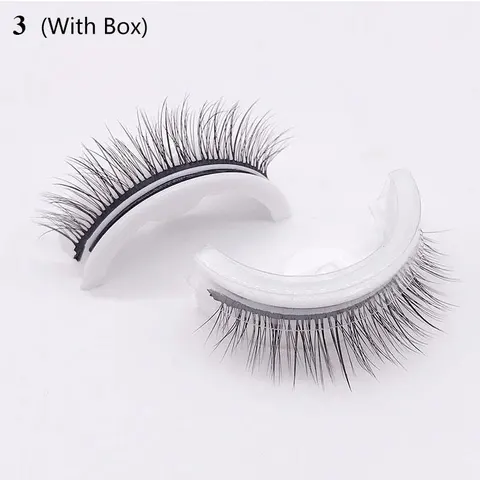 Self-Adhesive False Eyelashes Natural Multiple reversible glue-free self-adhesive pairs of false eyelashes Dropshipping