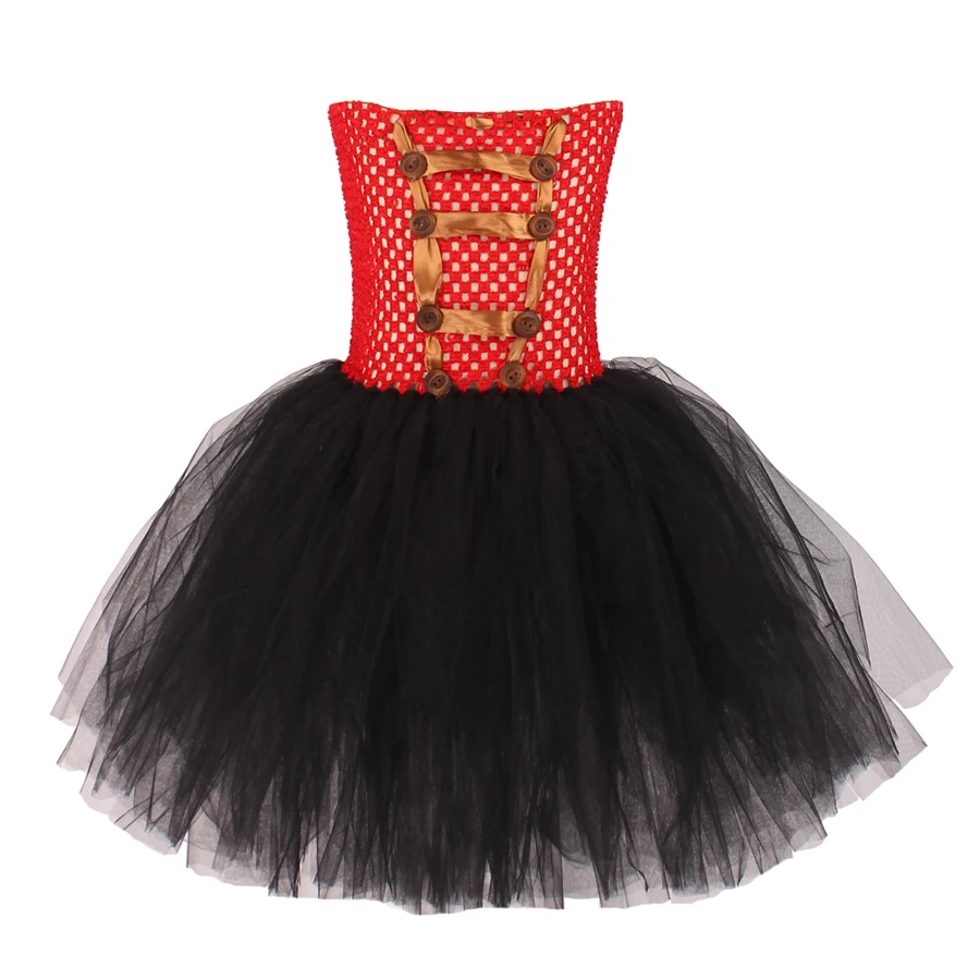 Girls Ringmaster Costume Circus Nutcracker Fancy Tutu Dress Kids Tulle Birthday Party Dress Girl Halloween Dress Up Clothes (11)