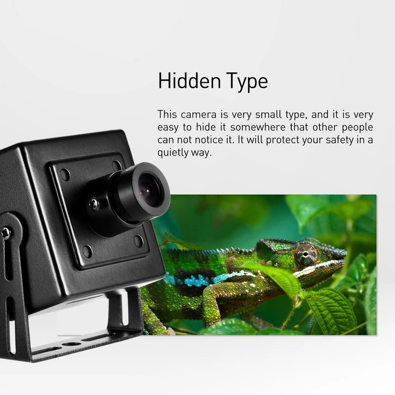 H.265 WIFI 3MP / 1080P Mini IP Camera P2P Metal Security CCTV Camera System Video Surveillance with SD Card Slot(Seetong