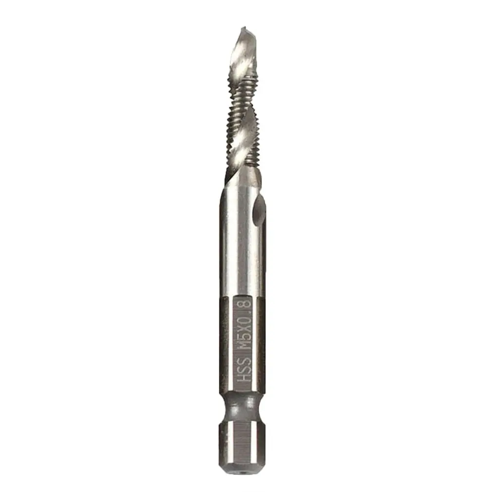 

6PCS Titanium Coated HSS Drill Bit Set for Metal Power Tools Twist Drill Accessories Hex Shank Woodworking Tool Optional Size