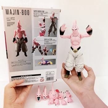 

20cm Anime Dragon Ball Action Figures Majin Buu Movable Dragon Ball Z Majin Buu Evil Fierce Battle Figurine Toys 8inch