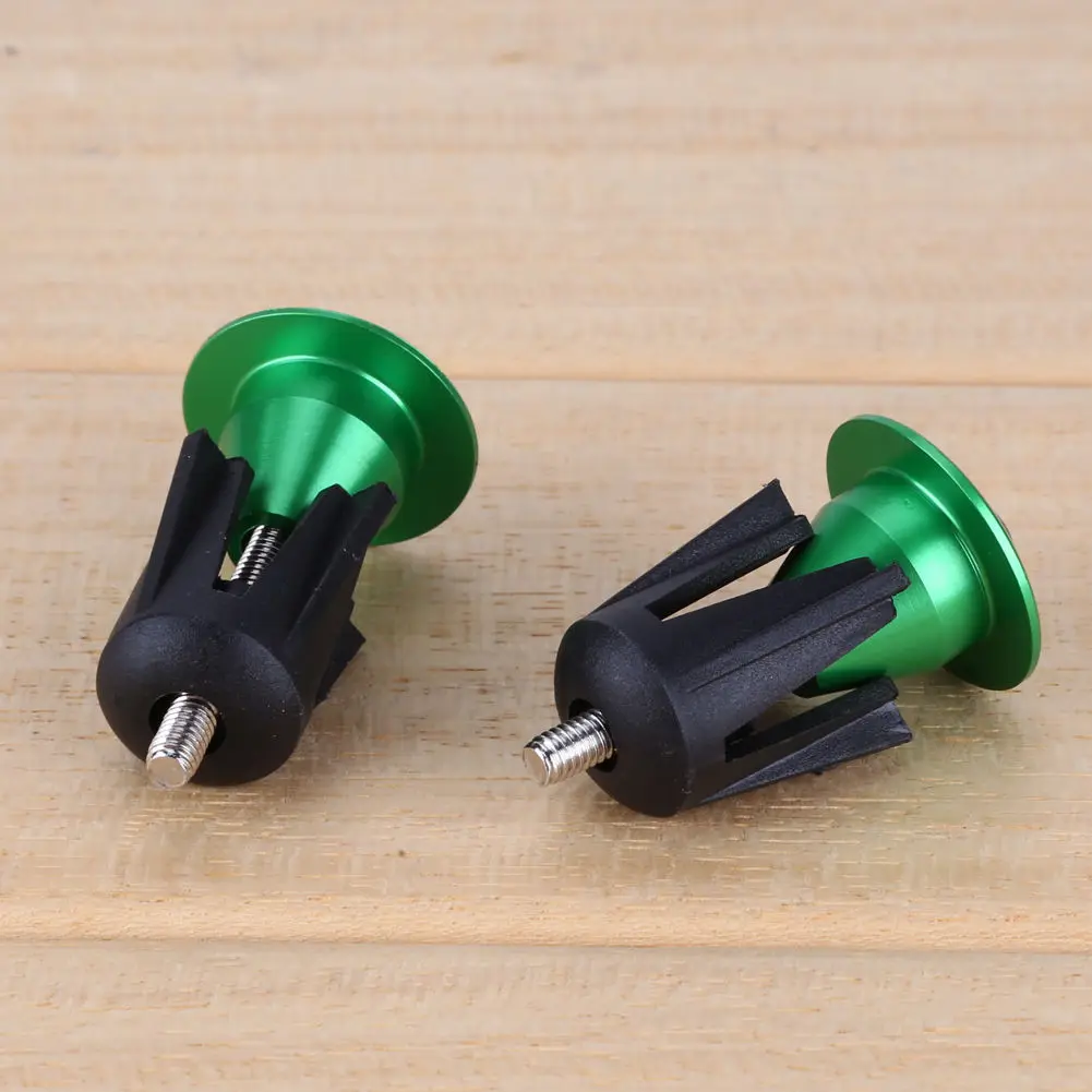 Bicycle Pair Sporting Goods Cycling Bike End Plugs Cap Handlebar Grips Durable 6 Colors Handle Bar Lightweight MTB Aluminum