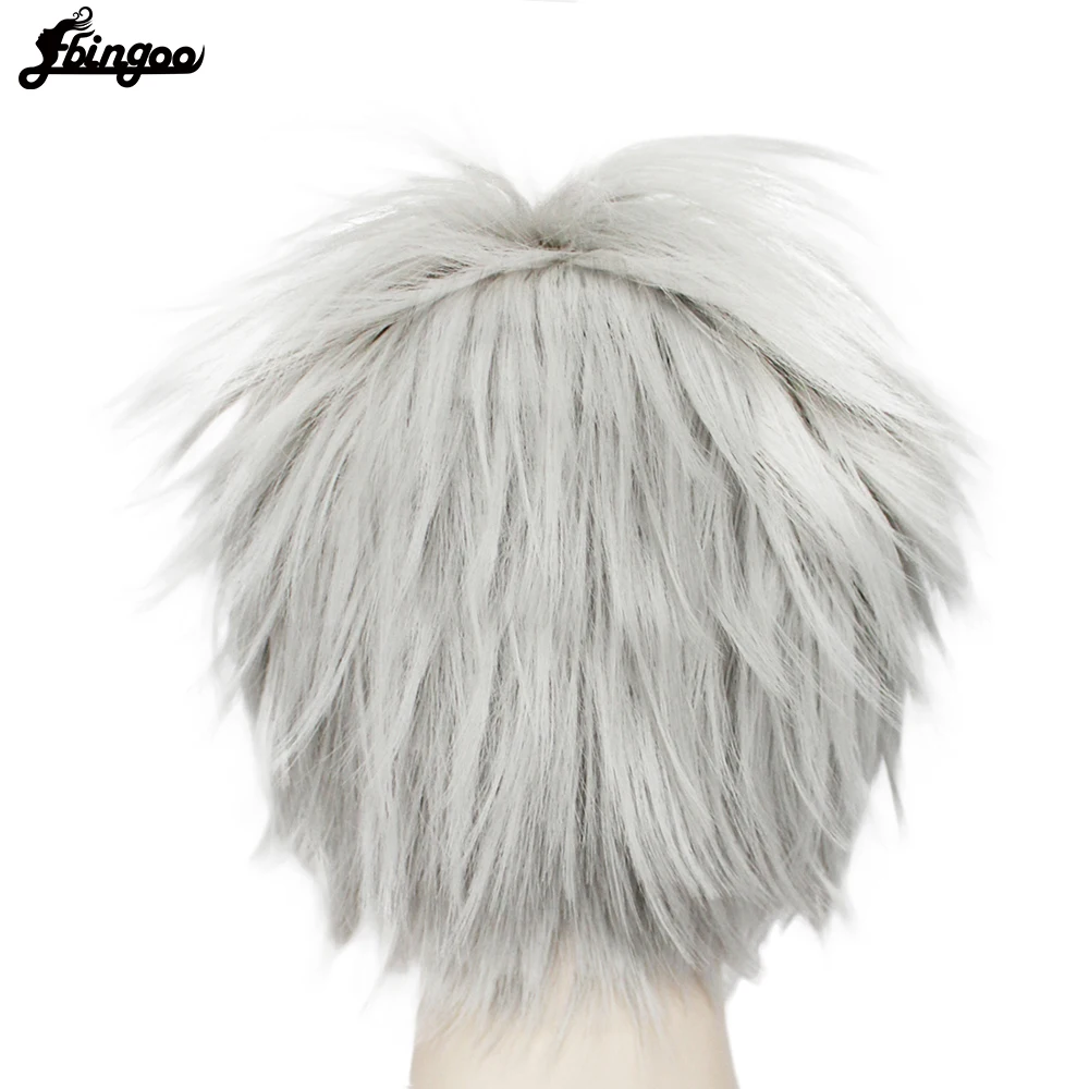 【Ebingoo】 одежда с надписью Tokyo Ghoul для косплея канеки кэна парик короткие прямые