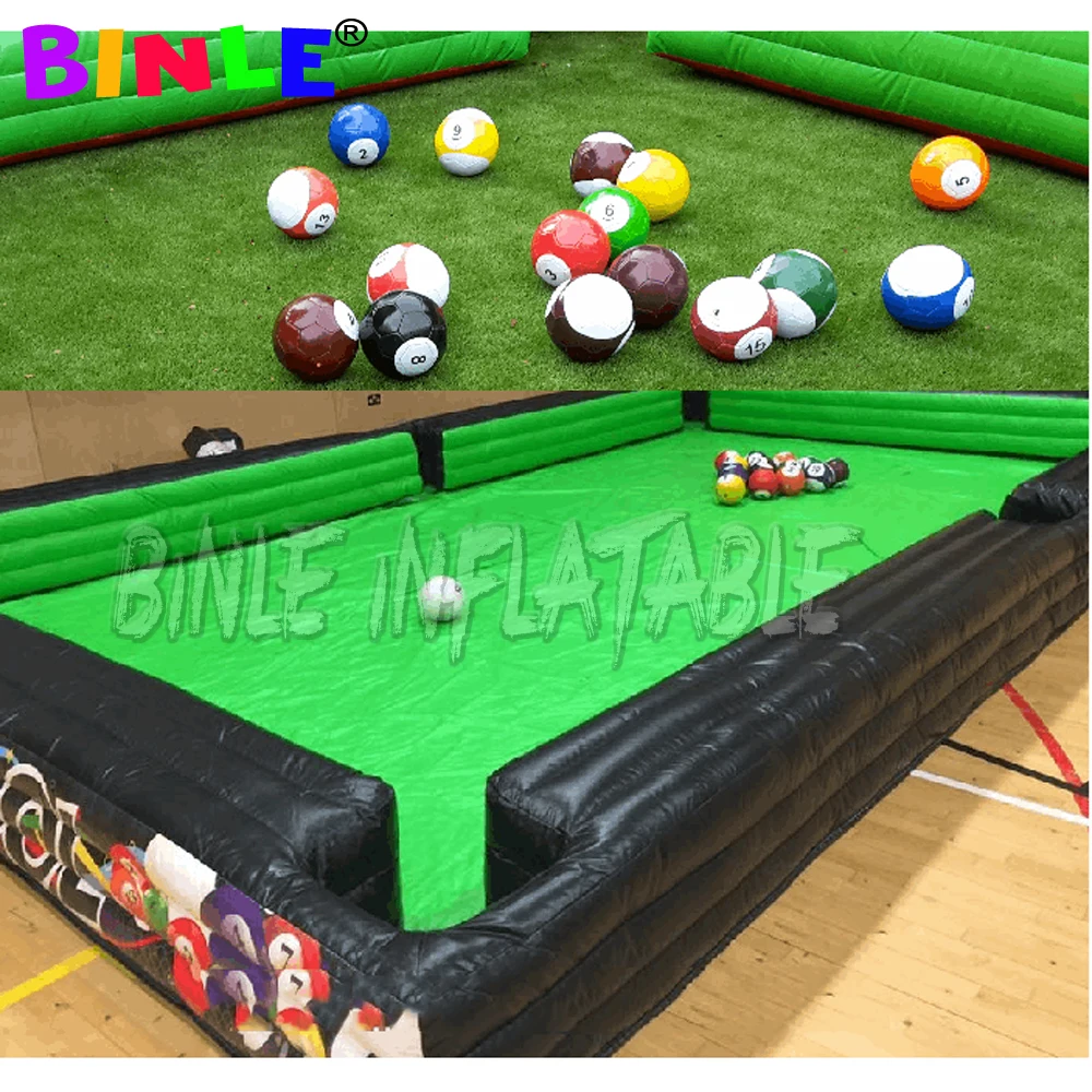 Outdoor Competition Game Kick Shoot Inflatable Football Pool Human Billiards  Inflatable Soccer Snooker Pool Table For Company - Inflatable Toys -  AliExpress