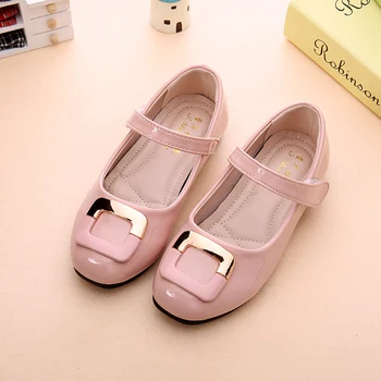 

Girls Leather Shoes for Children Wedding Dress Princess School Shoes Kids Summer autumn winter Student Sandals Korean Fashion