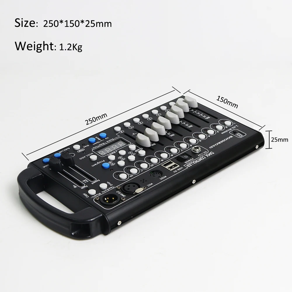 New 192 DMX Controller Wireless Battery Receiver Stage Lighting Console Moving Head DJ Show Led Par Controller 5