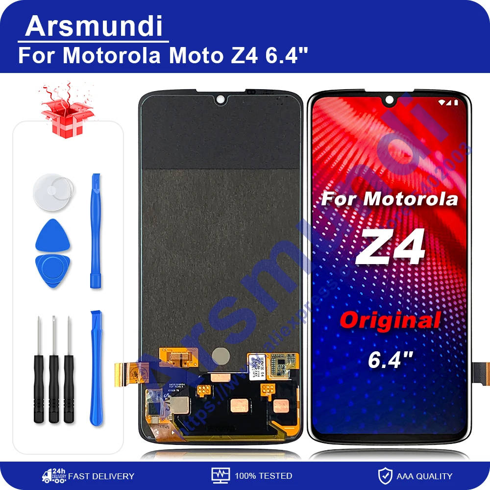 6.4" Original For Motorola Moto Z4 LCD Display Touch Screen Digitizer
