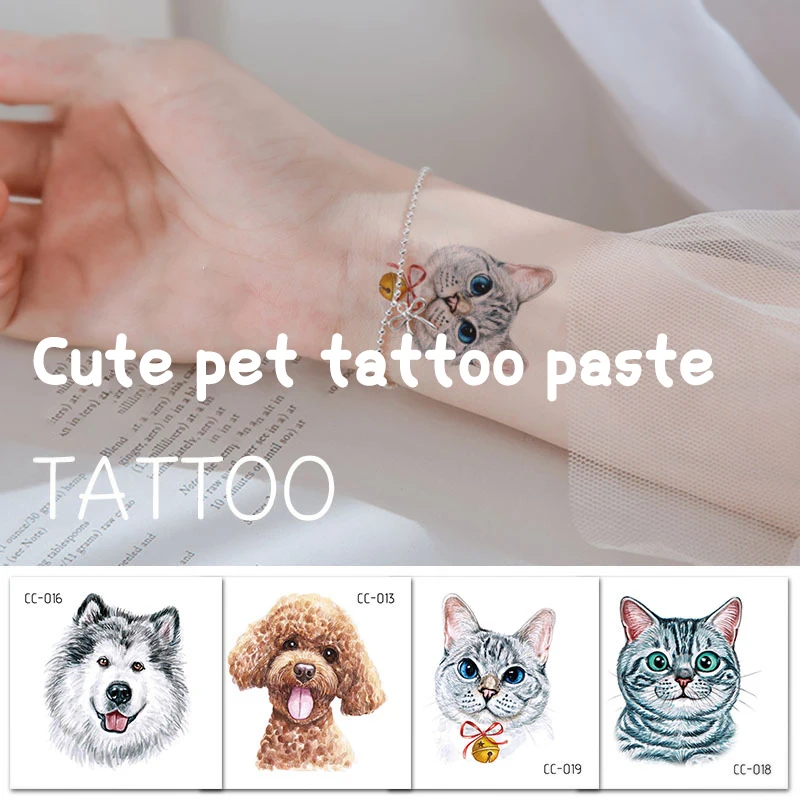 

RocooArt New Children's Animal Tattoo Stickers Waterproof Environmental Fun Cartoon Stickers Not Hurt The Skin