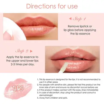 

Lip Plumper Gloss Moisturizing Smooth Fine Lines Nourishing Oil Care Lips Mint Or Lip Ginger Anti-Drying X3O3