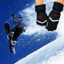 Модные Красочные мужские и женские лыжные перчатки зимние плюс бархат утолщение открытый холодной спорта теплые перчатки 11UE